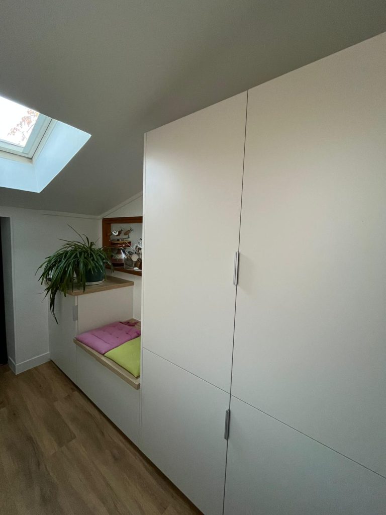 Rénovation d'une entrée à Varrains